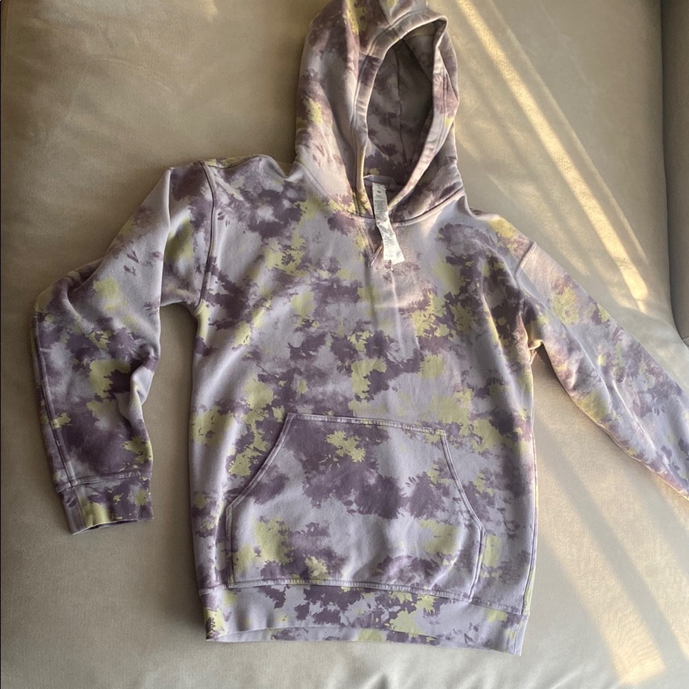 Lululemon Athletica Purple and Yellow Hoodie